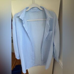 Oversized button down